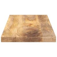 Tafelblad rechthoekig 70x30x3,8 cm massief mangohout - thumbnail