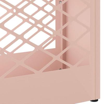 VidaXL Paraplu standaard roze 28 x 12 x 41 cm staal