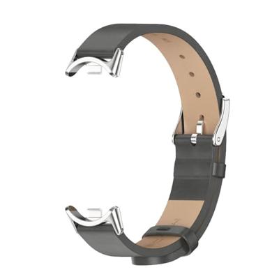 PU leren bandje - Grijs - Xiaomi Smart Band 8 / 9 / 10 PU leren bandje - Grijs - Xiaomi Smart Band 8 / 9 / 10