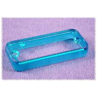 Hammond Electronics 1455KBTBU 1455KBTBU Frame (l x b x h) 8 x 78 x 27 mm ABS Blauw (transparant) 2 stuk(s) - thumbnail
