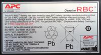 Batterij voor UPS SAI APC RBC55 - thumbnail