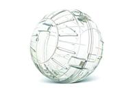 SAVIC Runner Small - loopbal voor knaagdieren - 12cm - thumbnail