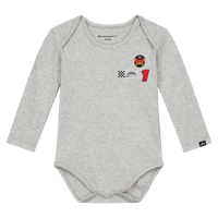 MV Romper - Longsleeve - Grijs - 74 / 80 - Max Verstappen - thumbnail