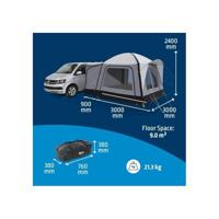 Onafhankelijke luifel - KAMPA - Cross Air TC - Polykatoenstof, Air Frame, grondzeil, verduisteringsgordijnen, muggennetpaneel - thumbnail