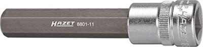 HAZET Dopsleutelbit 8801-11 · 3/8 inch (10 mm) vierkant hol · Binnen-zeskant-profiel · SW 11 mm