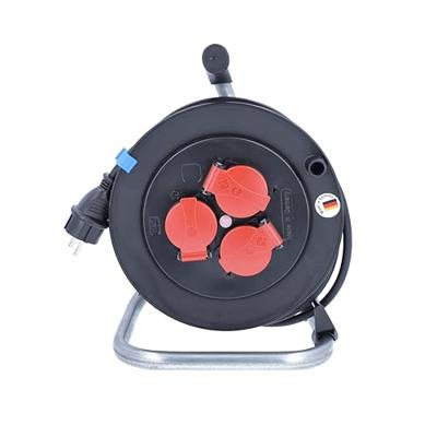 AS Schwabe 10135 Kabelhaspel 50.00 m Zwart Randaarde stekker