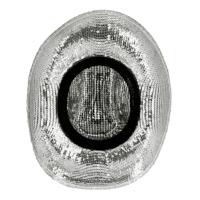 Hoed Groovy zilver - thumbnail