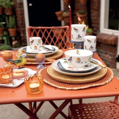 Ambiente Tray 13x21cm Bird species white