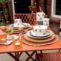 Ambiente Tray 13x21cm Bird species white - thumbnail