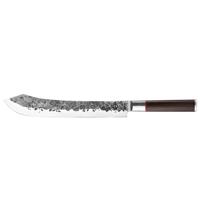 Slagersmes - GESMEED - SEBRA - Japans 440C staal - Dalbergia houten handvat - L 25,5 cm - thumbnail