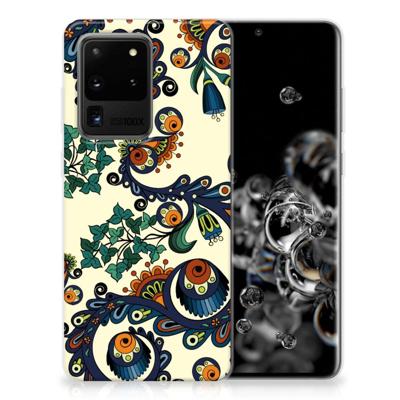 Siliconen Hoesje Samsung Galaxy S20 Ultra Barok Flower