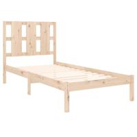 Bedframe massief hout 90x190 cm - thumbnail