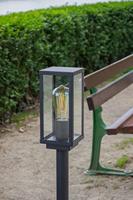ECO-Light 5100112 KARO Wegverlichting E27 Zwart, Hout - thumbnail