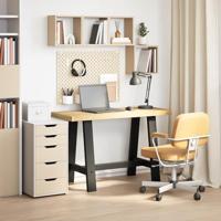 Bureau NOAIN A-vormige poten 120x50x75 cm massief hout - thumbnail