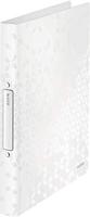 Ringband leitz wow a4 2-rings o-mech 25mm pp wit | 10 stuks - thumbnail