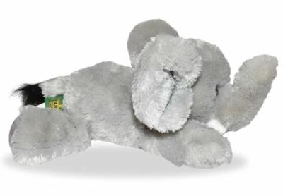 Wild Republic knuffel olifant junior 18 cm pluche grijs Wild Republic knuffel olifant junior 18 cm pluche grijs