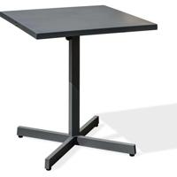 Tuin bijzettafel - CITY GARDEN - Louise - 70 x 70 cm - Opklapbaar stalen blad - Antraciet - thumbnail