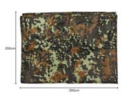 MFH - Military & Adventure 50316 Multifunctioneel zeildoek Tarp fleck 300 cm x 200 cm 1 stuk(s) - thumbnail