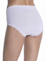 Nina von C 3-pack dames Taille slips - Kanten modal dames onderbroek - Katoenen kruisje - thumbnail