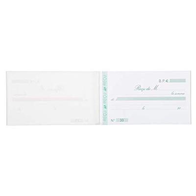 Exacompta ontvangsten, ft 10,5 x 18 cm, Franstalig, dupli (2 x 50 vel) - thumbnail