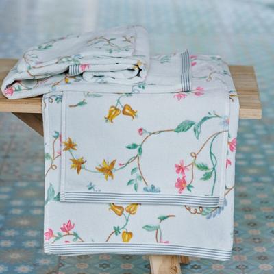 Pip Studio Pip Studio Douchelaken Les Fleurs White 70x140