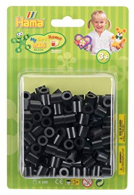 Hama strijkkralen maxi zwart, 250st.