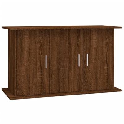 Aquariumstandaard 101x41x58 cm bewerkt hout bruin eikenkleur - thumbnail
