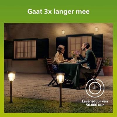 Philips 8720169283909 LED-lamp Energielabel A (A - G) E27 4 W = 60 W Warmwit 3 stuk(s)