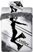 DREAMEE Dekbedovertrek Roller Skater - 140 x 200 cm - Katoen - 70 x 90 cm - thumbnail