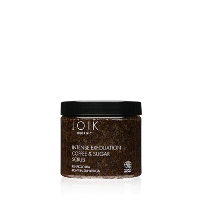 Joik Organics Intense exfoliation coffee & sugar scrub vegan 180 Gram