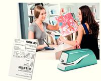 Nietmachine Leitz NeXXt WOW contactloos elektrisch 10 vel ijsblauw - thumbnail