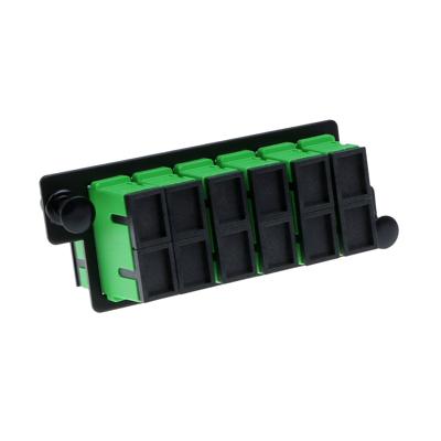 ACT FA2157 Adapterplaat | 6x SC Duplex (12V) OS2 APC8