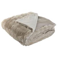 Deken Home ESPRIT Beige 220 x 240 x 1 cm - thumbnail