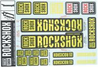 ROCKSHOX decor set decal set yellow - thumbnail