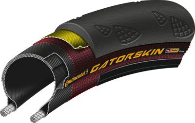 CONTINENTAL vouwband gatorskin 28 x 1.00" / 23-622 zwart