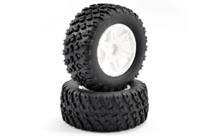 FTX - Comet Desert Buggy Front Mounted Tyre & Wheel White (FTX9066W)
