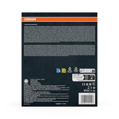 OSRAM HOMELIGHTING ENDURA Style Solar Wall Sensor Double Circle 6W Black 4099854455506 LED-buitenlamp (wand)