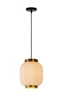 Lucide GOSSE - Hanglamp - Ø 19,5 cm - 1xE27 - Wit - thumbnail
