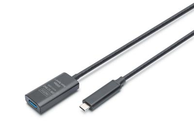 Digitus DA-73113 USB-kabel USB 3.2 Gen2, USB 3.2 Gen2, USB 3.2 Gen1, USB 3.2 Gen1, USB 3.1 Gen2, USB 3.1 Gen1, USB 3.0 USB-C, USB-C stekker, USB-A bus 5.00 m Digitus DA-73113 USB-kabel USB 3.2 Gen2, USB 3.2 Gen2, USB 3.2 Gen1, USB 3.2 Gen1, USB 3.1 Gen2, USB 3.1 Gen1, USB 3.0 USB-C, USB-C stekker, USB-A bus 5.00 m