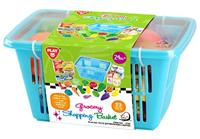 Playgo winkelmandje met boodschappen speelset - 23dlg. - thumbnail