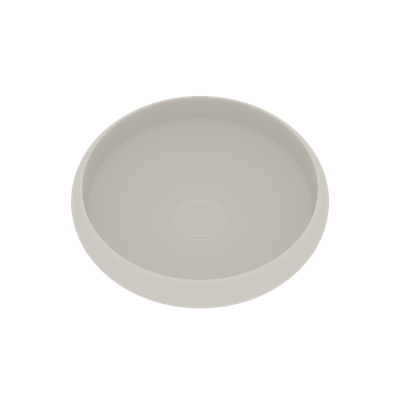 Opbouw Waskom Ideavit Solidego 40x11,2 cm Solid Surface Mat Wit