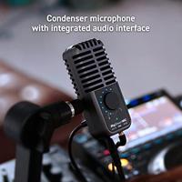 IK Multimedia iRig Stream Mic Pro Studiomicrofoon Statief Zendmethode:Kabelgebonden Incl. standaard, Incl. kabel Jackplug Kabelgebonden - thumbnail