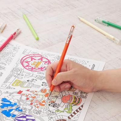 Gelschrijver pentel k110 mattehop m oranje | 12 stuks