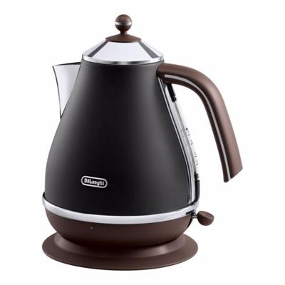 Waterkoker DeLonghi KBOV 2001.BK 2000 W 1,7 L Zwart Roestvrij staal - thumbnail