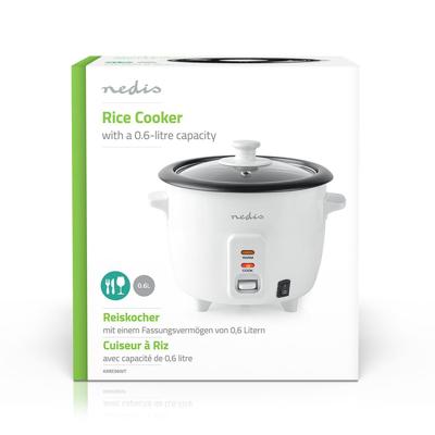 Rijstkoker | 300 Watt | 0,6 L | Wit Rijstkoker | 300 Watt | 0,6 L | Wit