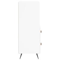 Dressoir 34,5x34x90 cm bewerkt hout wit - thumbnail