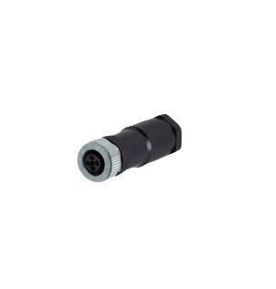 TE Connectivity 2120948-1 Sensor/actuator connector, niet geassembleerd M12 Aantal polen (sensoren): 4 Bus, recht 1 stuk(s)