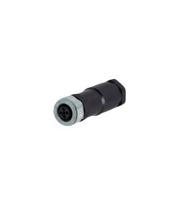 TE Connectivity 2120948-1 Sensor/actuator connector, niet geassembleerd M12 Aantal polen (sensoren): 4 Bus, recht 1 stuk(s) - thumbnail