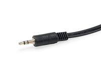 Equip 147093 audio kabel 250 m 2 x RCA 3.5mm Zwart - thumbnail