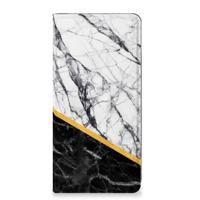 OnePlus Nord 3 | Standcase | Marmer Wit Zwart - Origineel Cadeau Man - thumbnail